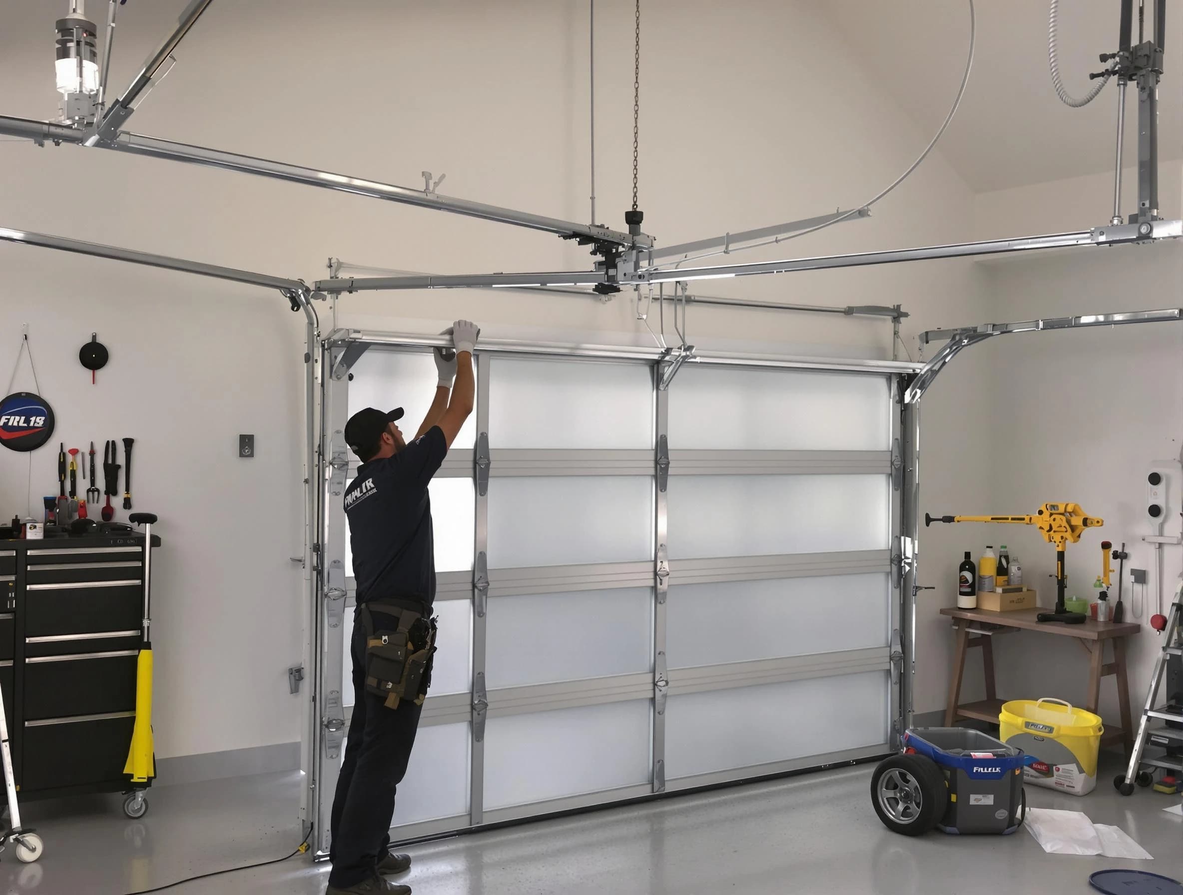 Fort Lee Garage Door Repair certified team performing precision garage door installation in Fort Lee