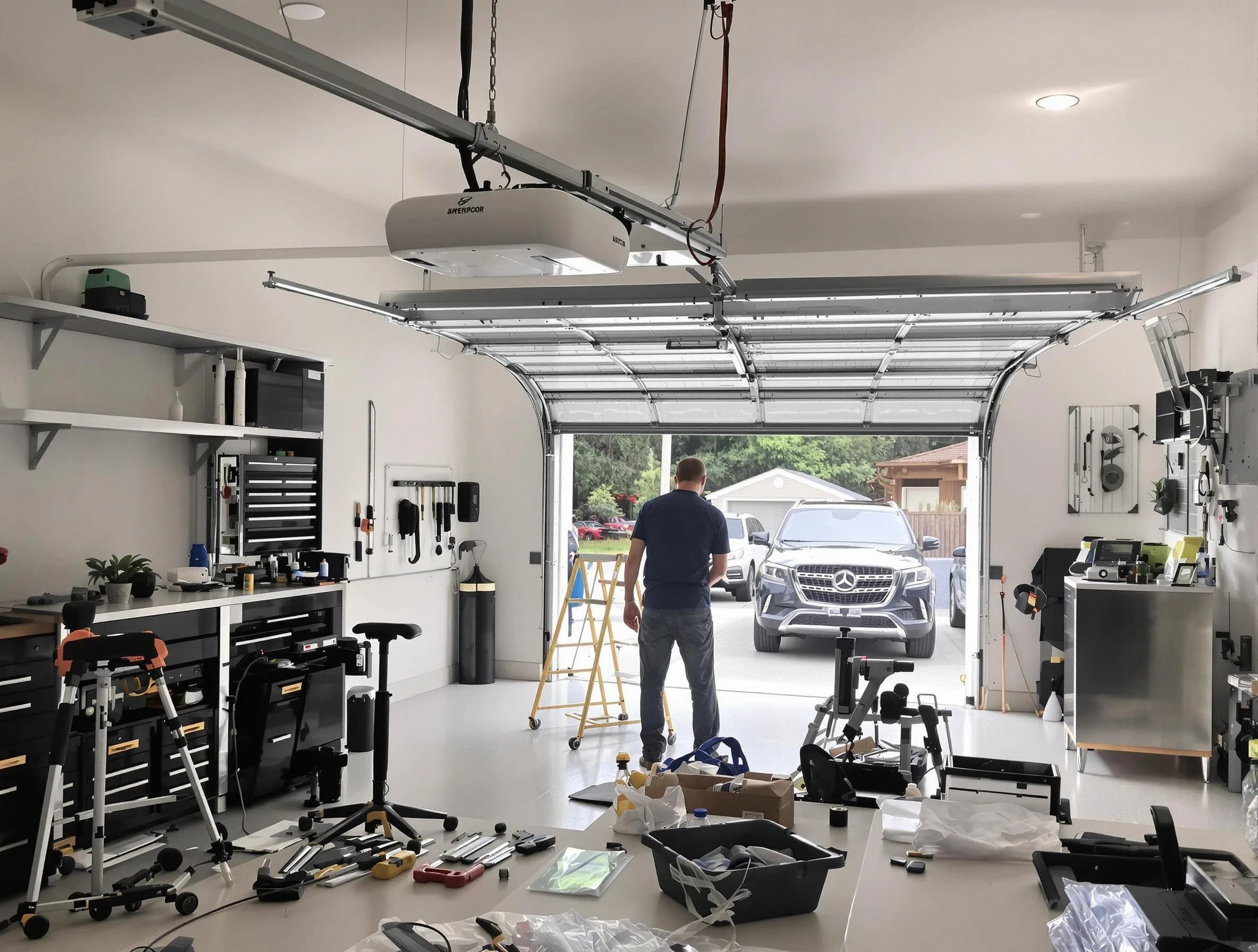Garage door opener installation by Fort Lee Garage Door Repair in Fort Lee