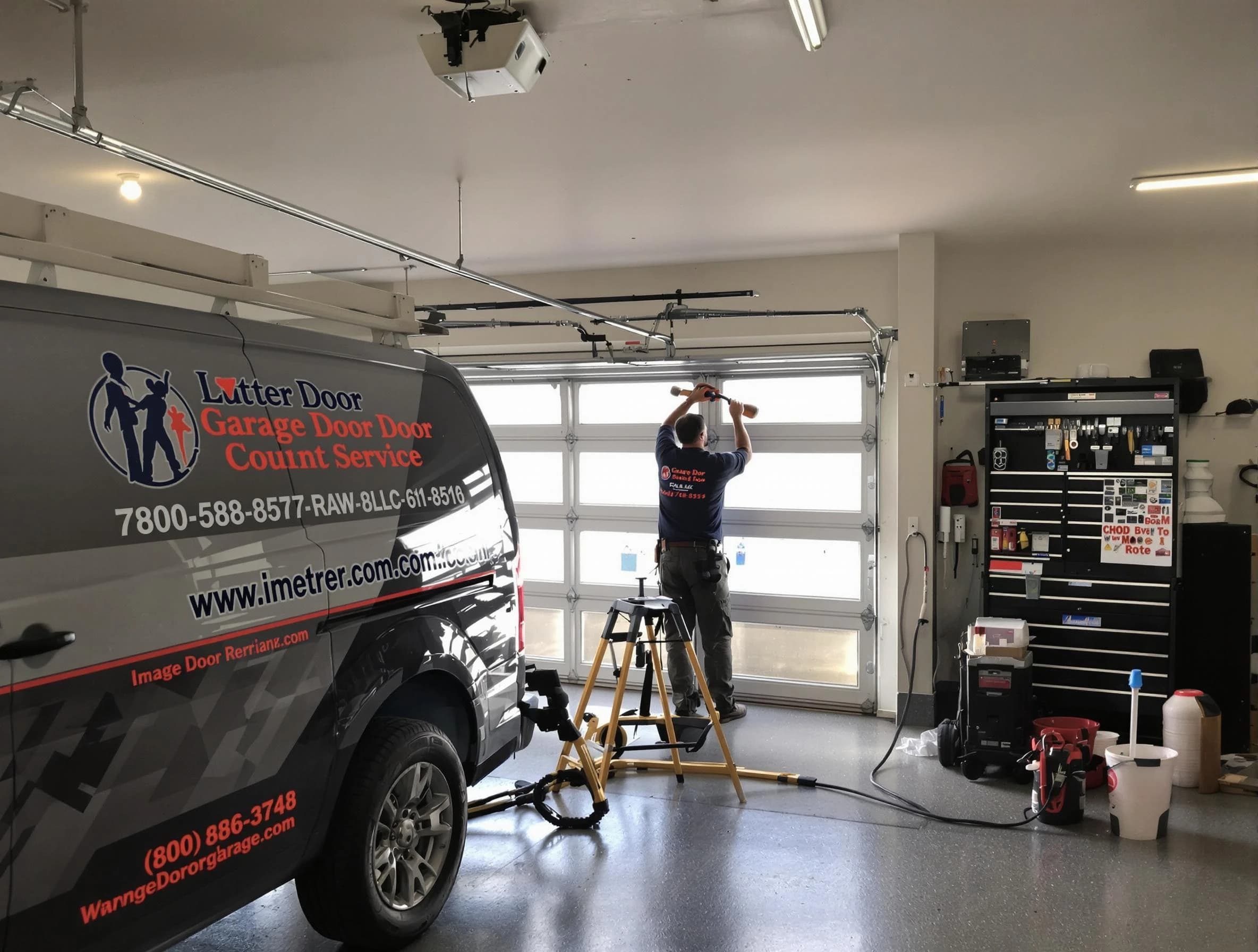 Fort Lee Garage Door Repair rapid response team performing same-day repair in Fort Lee