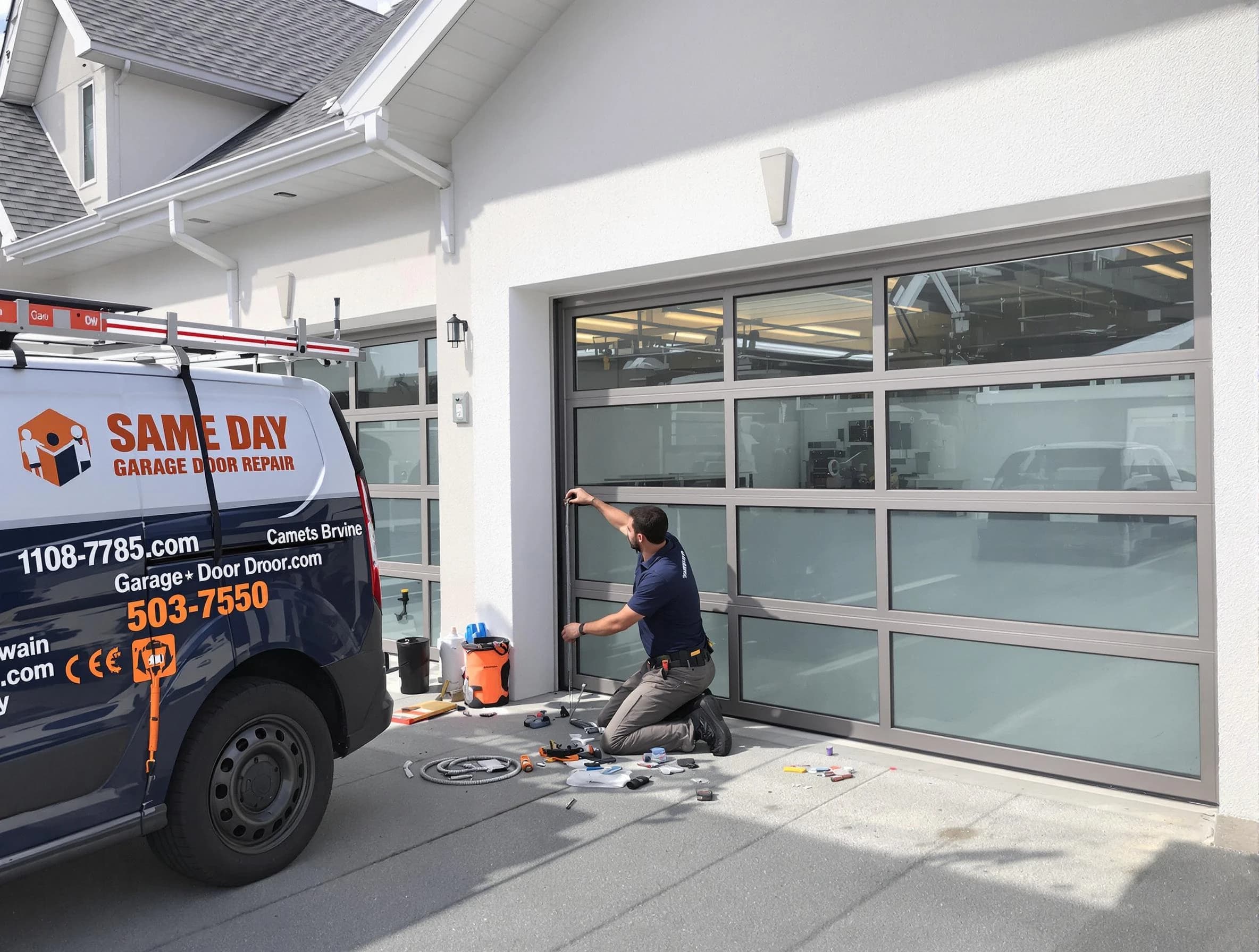 Same-day garage door repair service by Fort Lee Garage Door Repair in Fort Lee