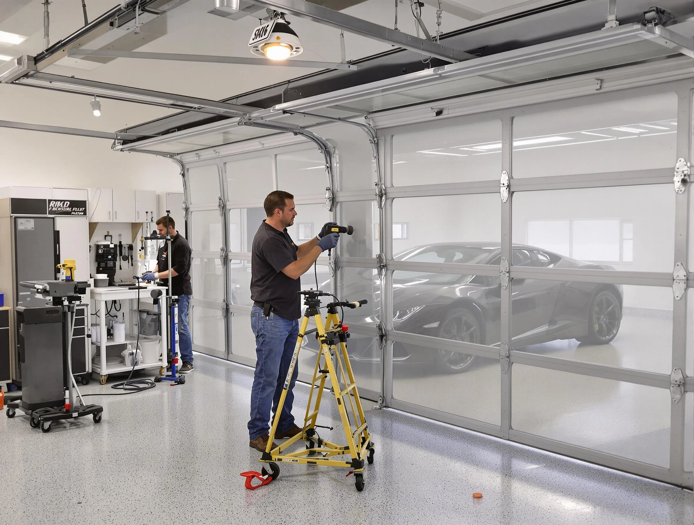 Garage Door Dents Repair in Fort Lee